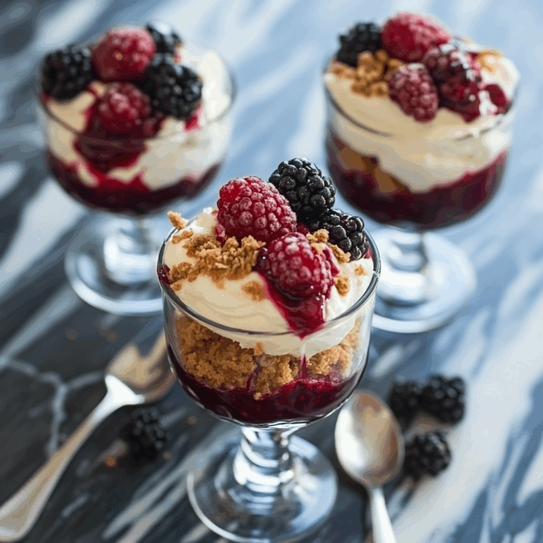 Easy Berry Cheesecake Parfaits