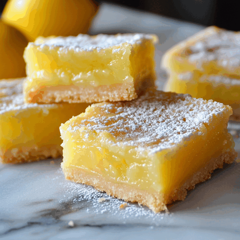 Lemon Bars with Shortbread Crust