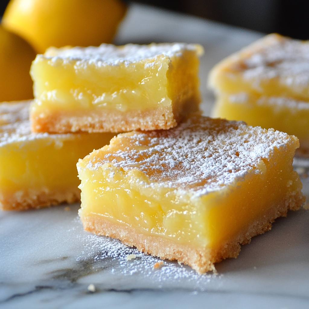 Lemon Bars with Shortbread Crust