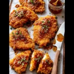 Baked Crunchy Hot Honey Chicken