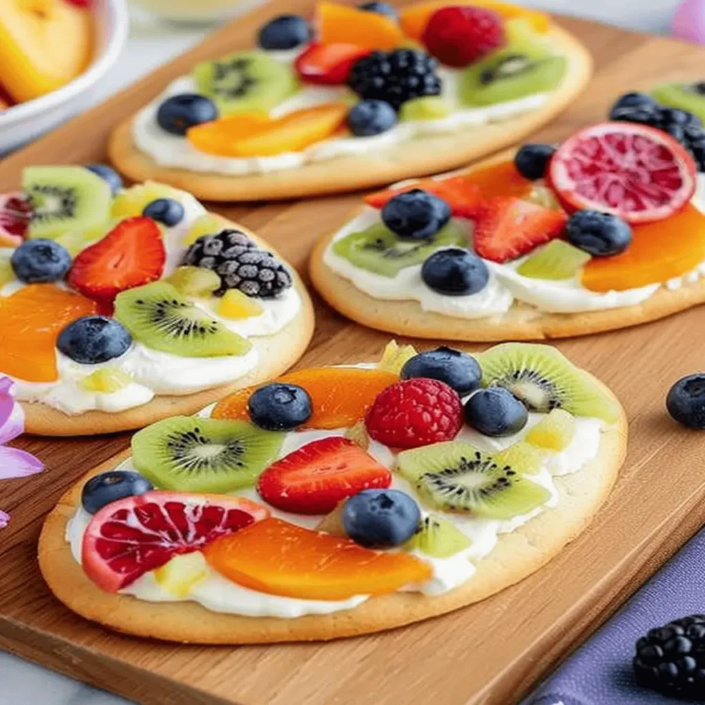 Easter Egg Fruit Pizzas