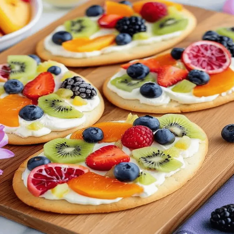 Easter Egg Fruit Pizzas