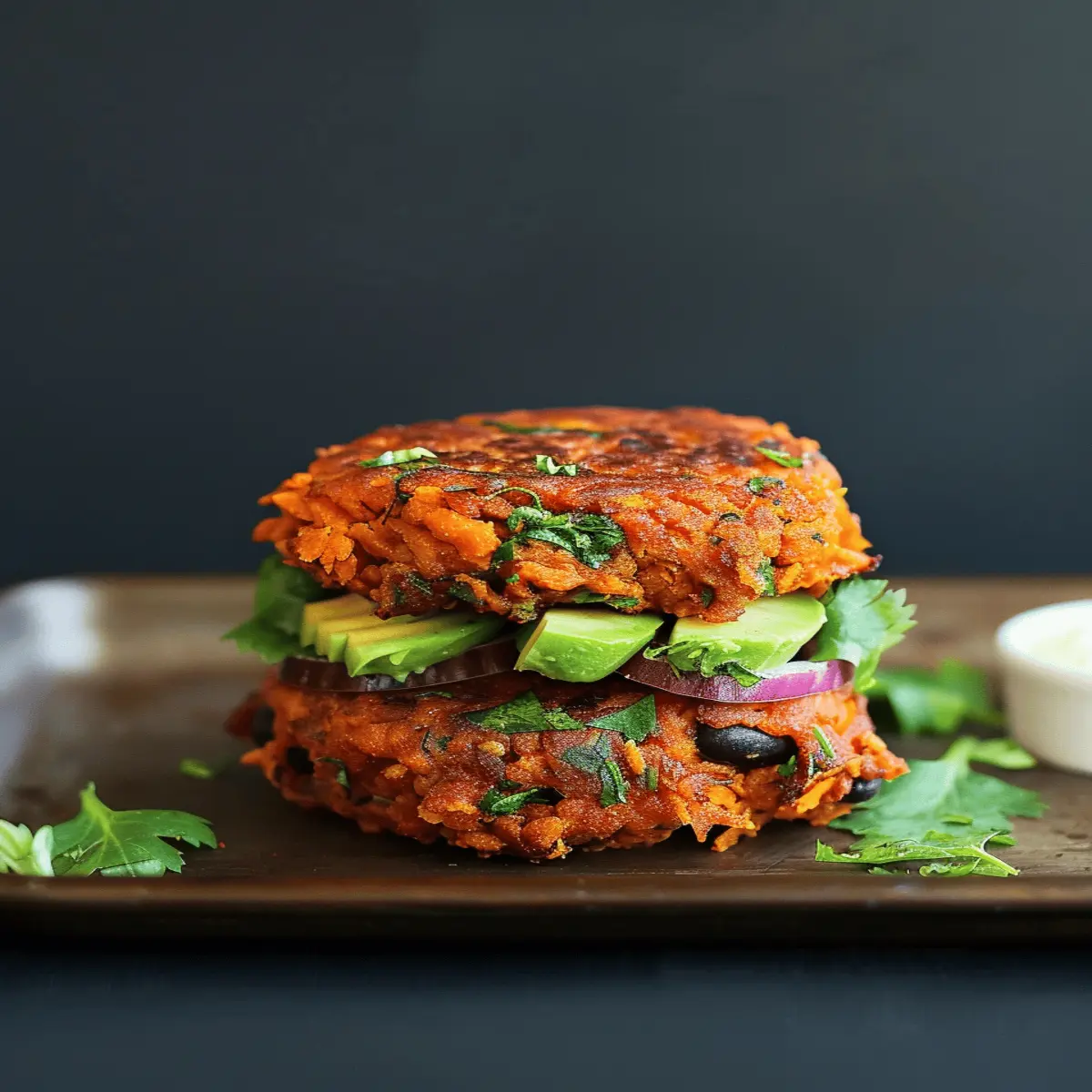 Zesty Sweet Potato and Black Bean Patties