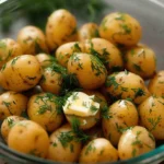 Baby Potatoes with Butter & Herbs