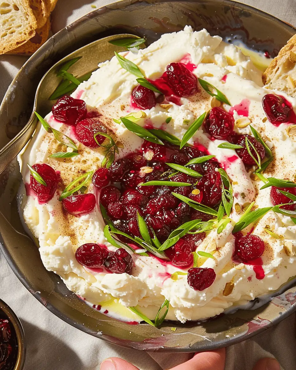 Baked Cranberry Cream Cheese Dip