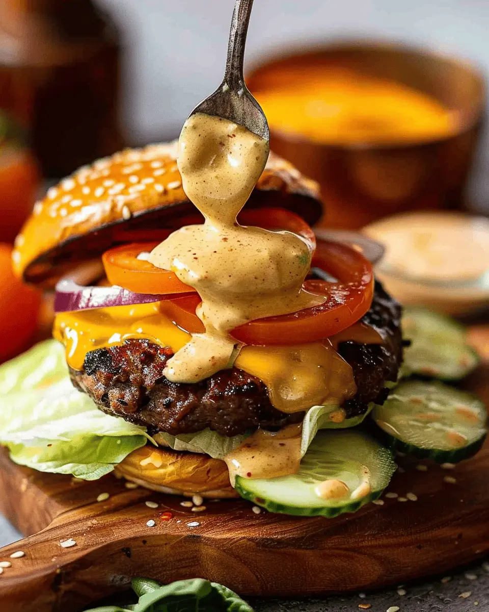 Burger with Sauce