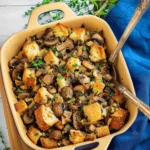 Challah Wild Mushroom and Herb Stuffing