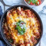 Cheesy Baked Zucchini Enchiladas