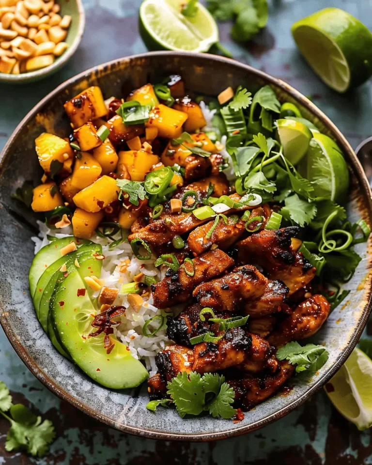 Crisp Chicken Mango Cucumber