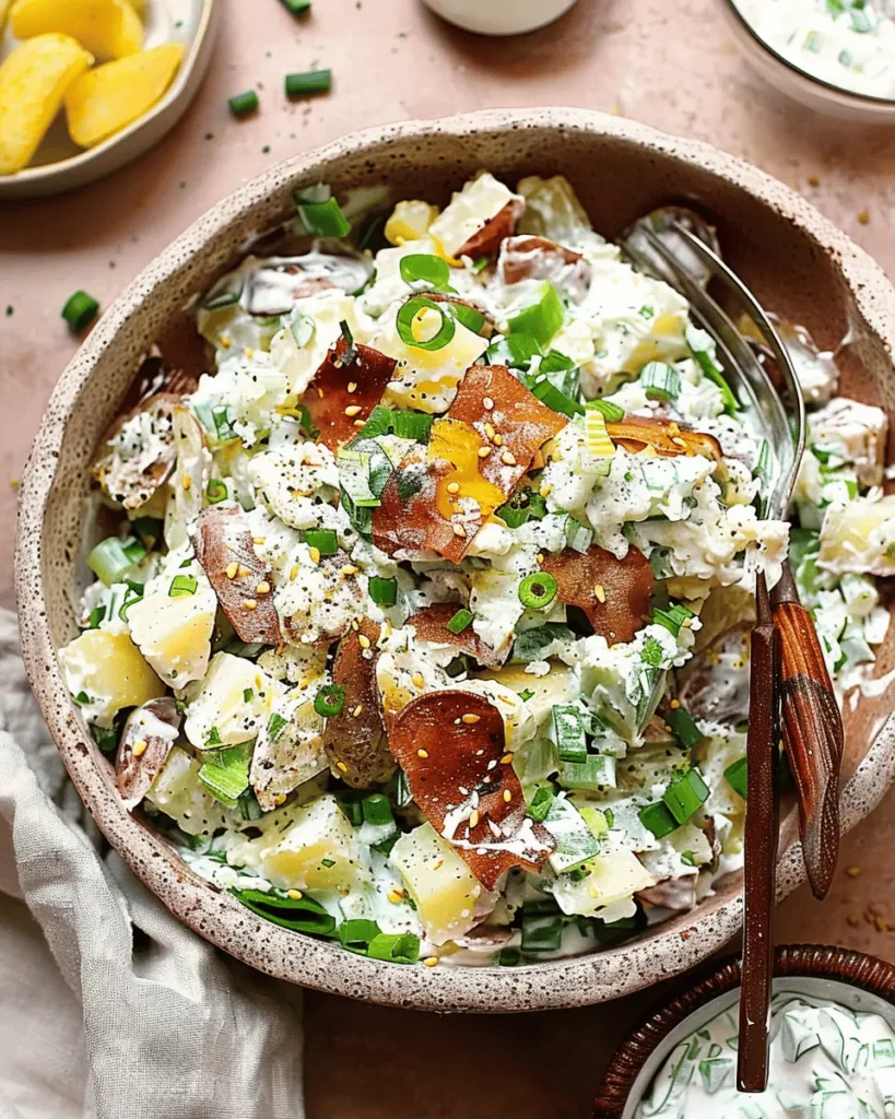 Crispy Smashed Potato Salad