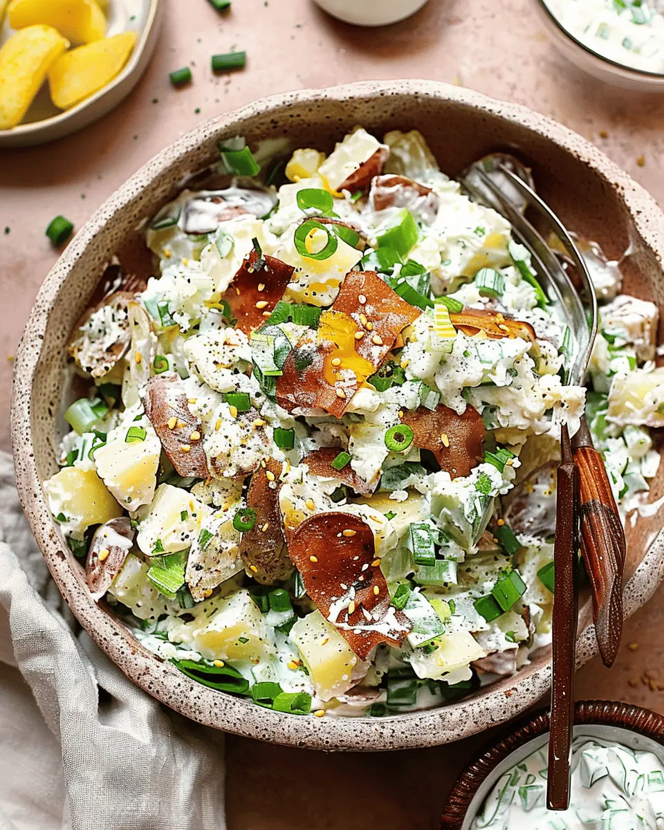 Crispy Smashed Potato Salad