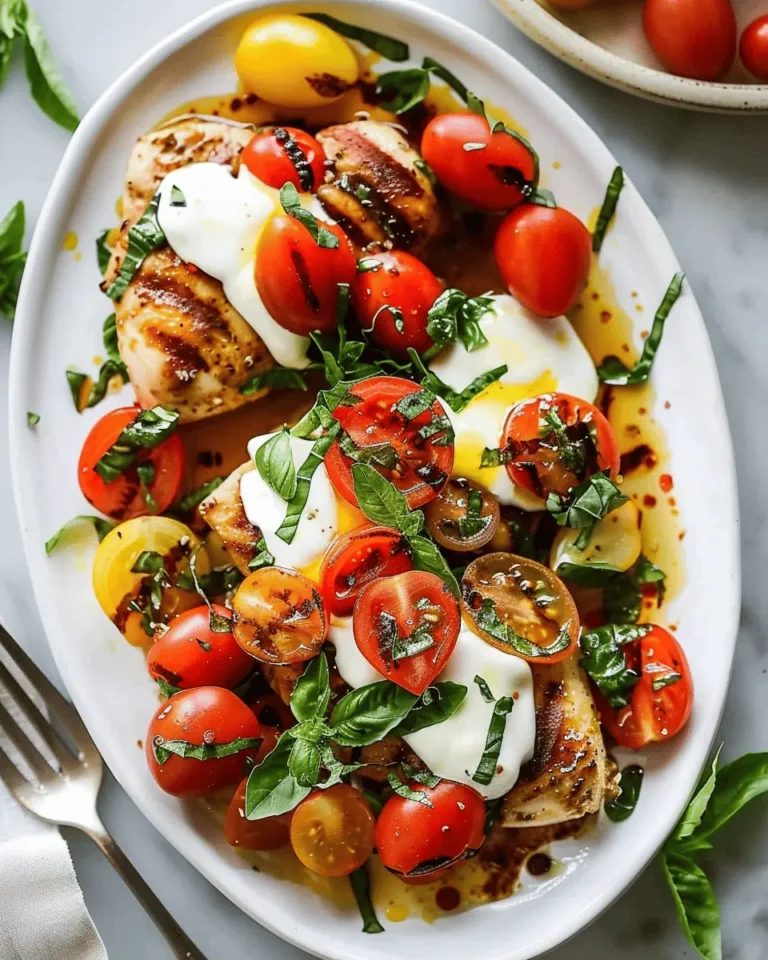 Grilled Chicken Caprese