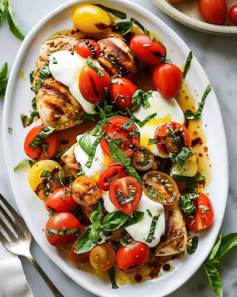 Grilled Chicken Caprese