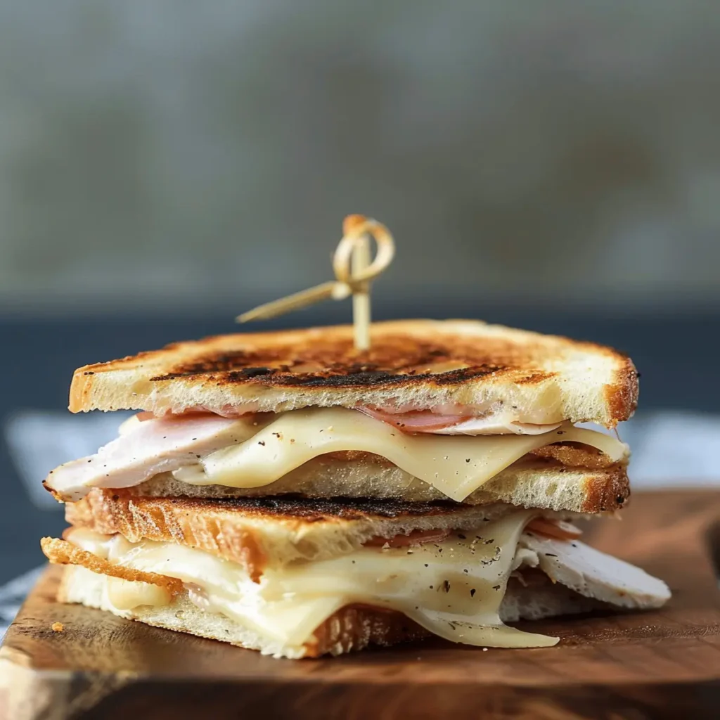 Grilled Chicken Cordon Bleu Sandwich