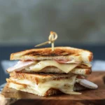 Grilled Chicken Cordon Bleu Sandwich