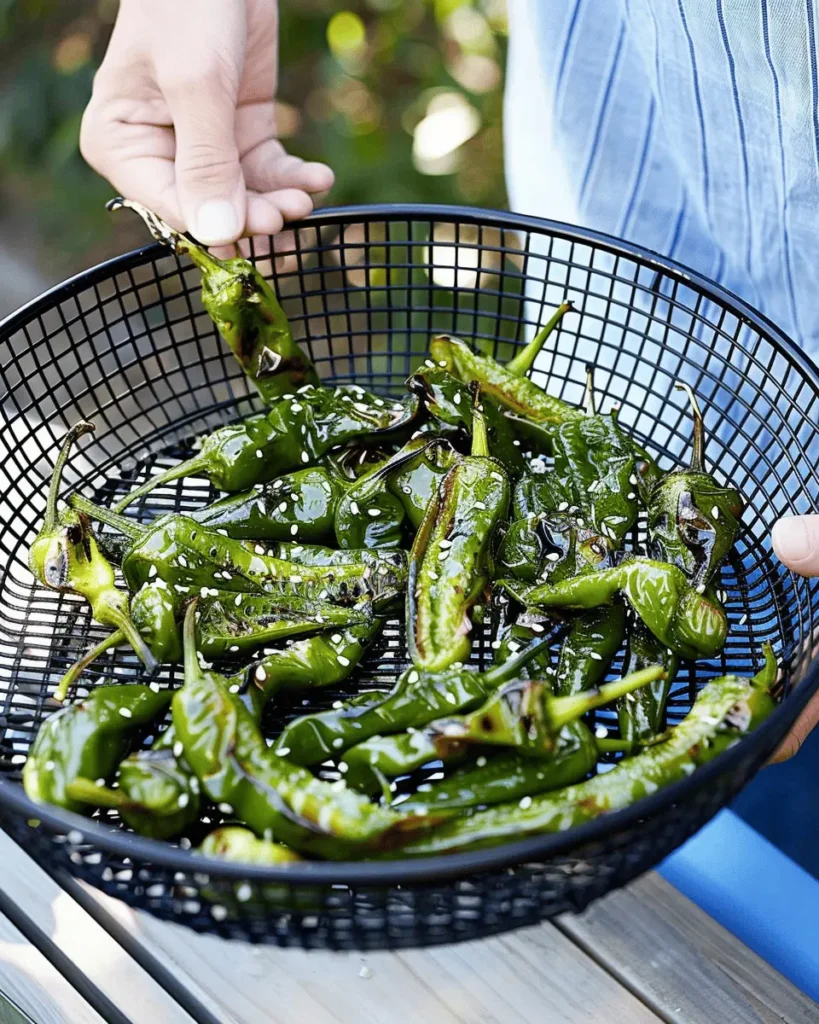Grilled Shishito Peppers