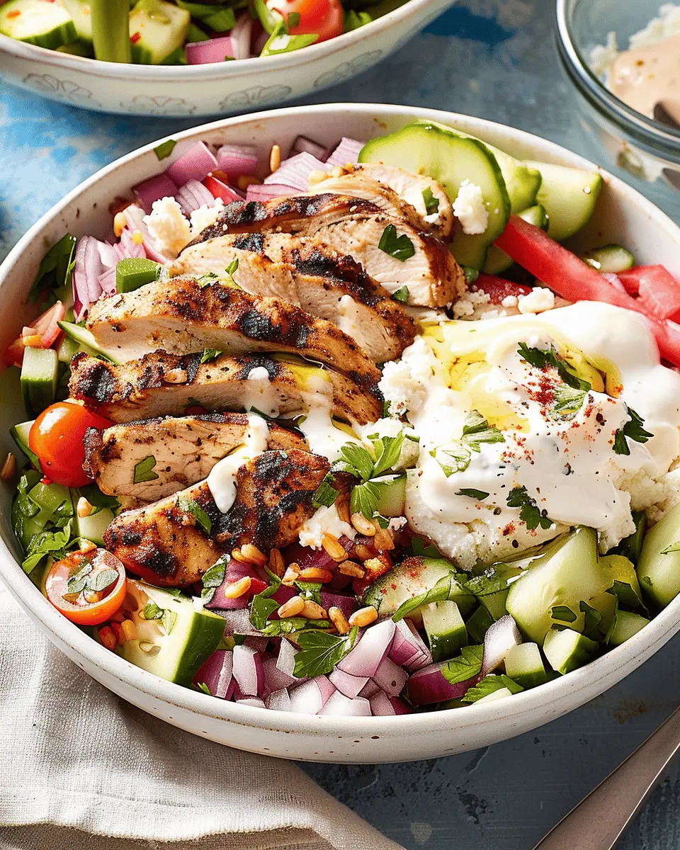 Healthy Chicken Shawarma Bowl: Easy Recipe for Flavorful Meals