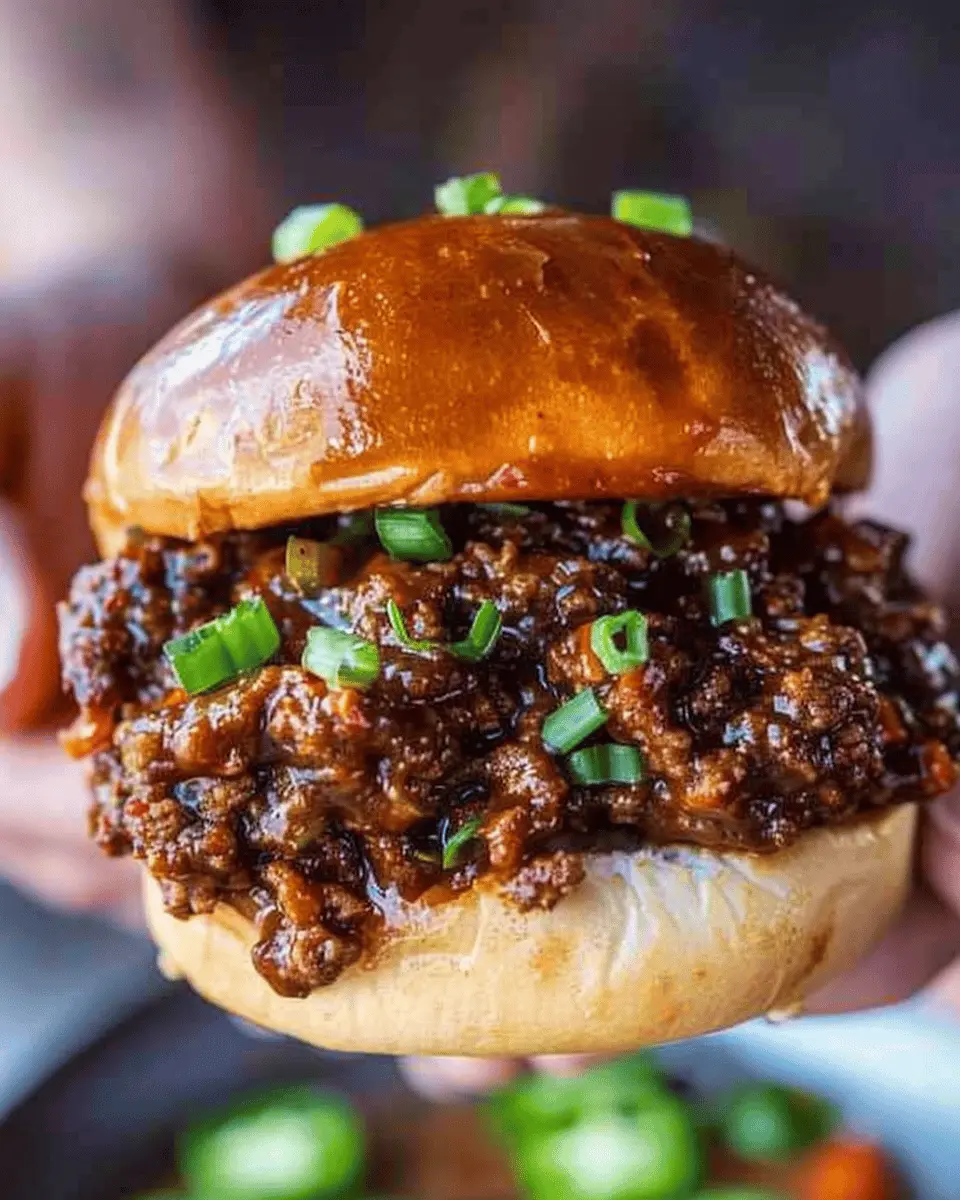 Korean Sloppy Joes
