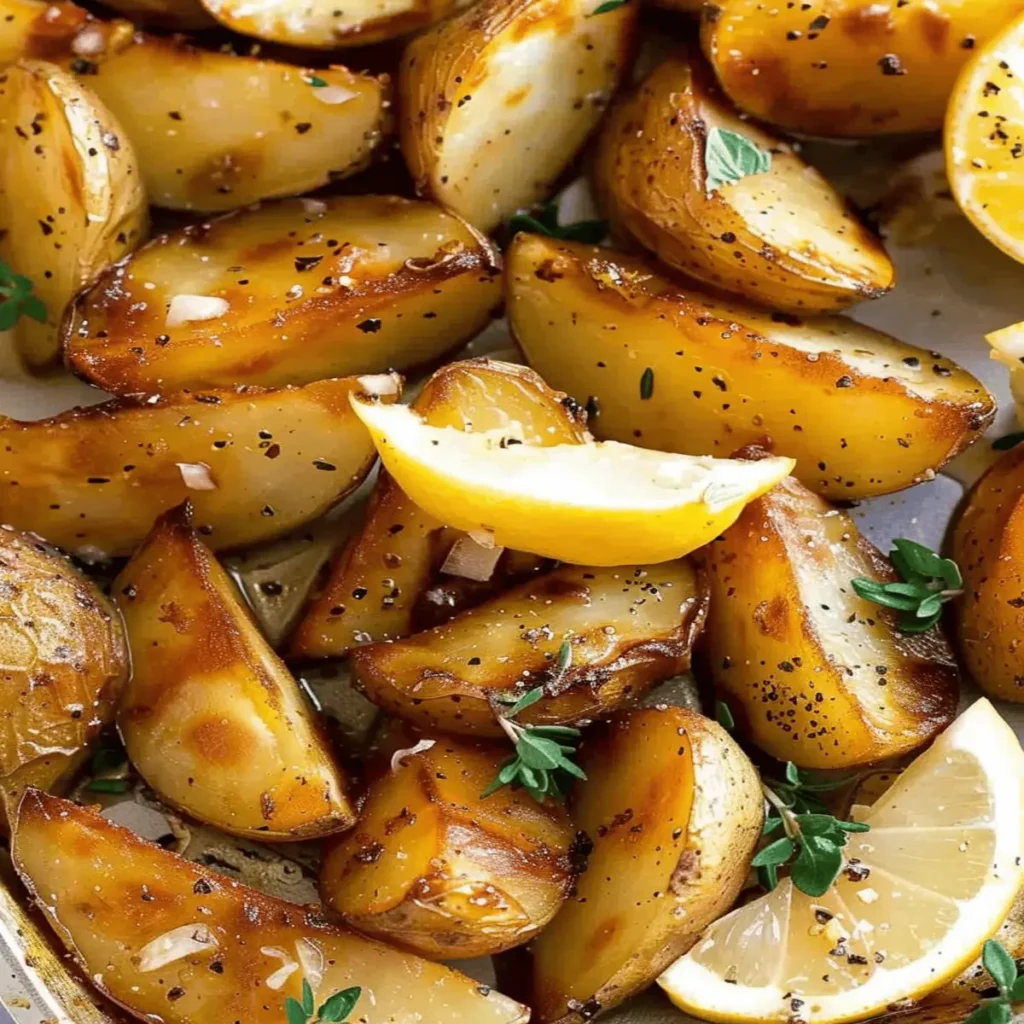 Lemon Greek Potatoes