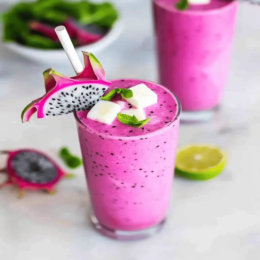 Mango Dragon Fruit Smoothie