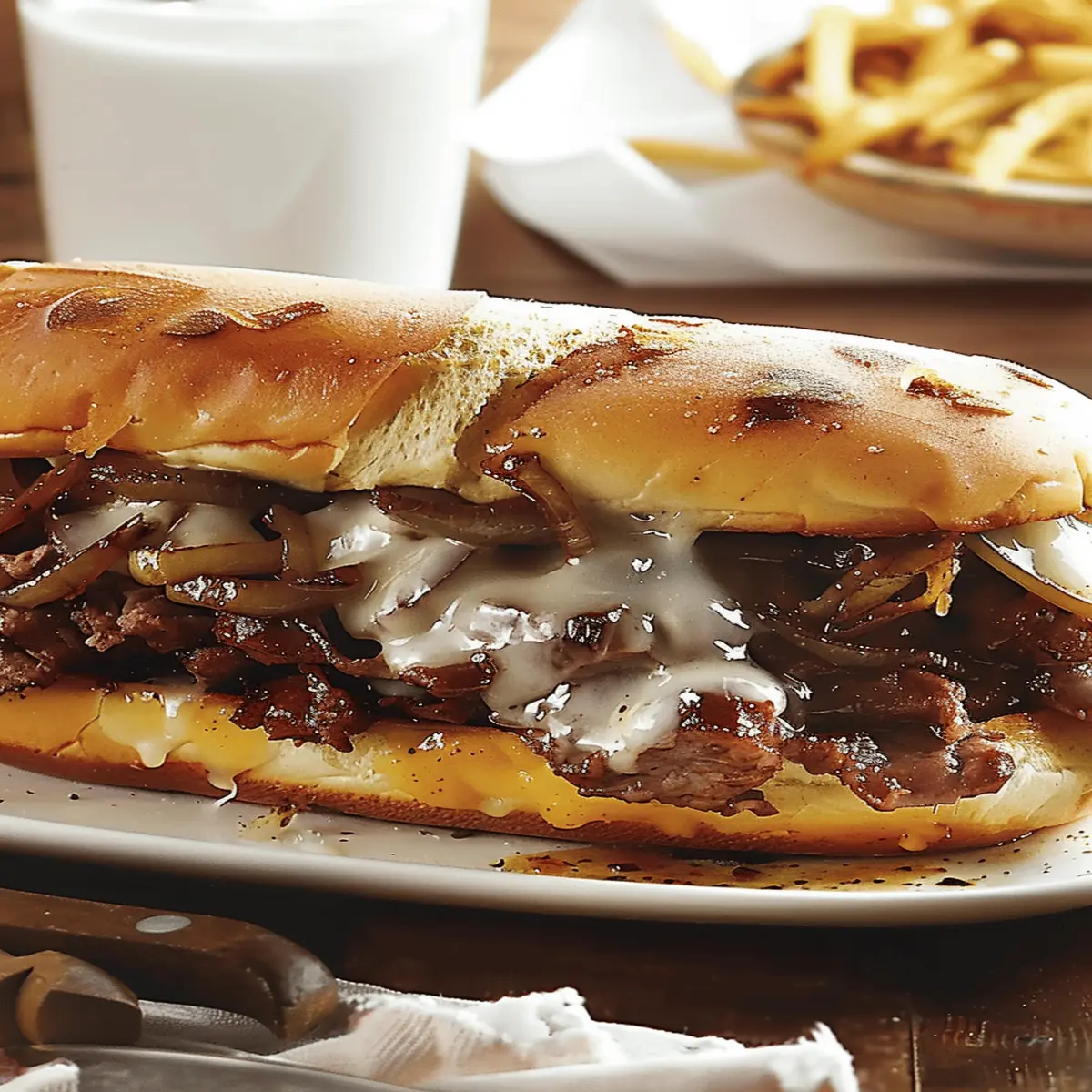 Minced Beef Sandwich with Caramelized Onions