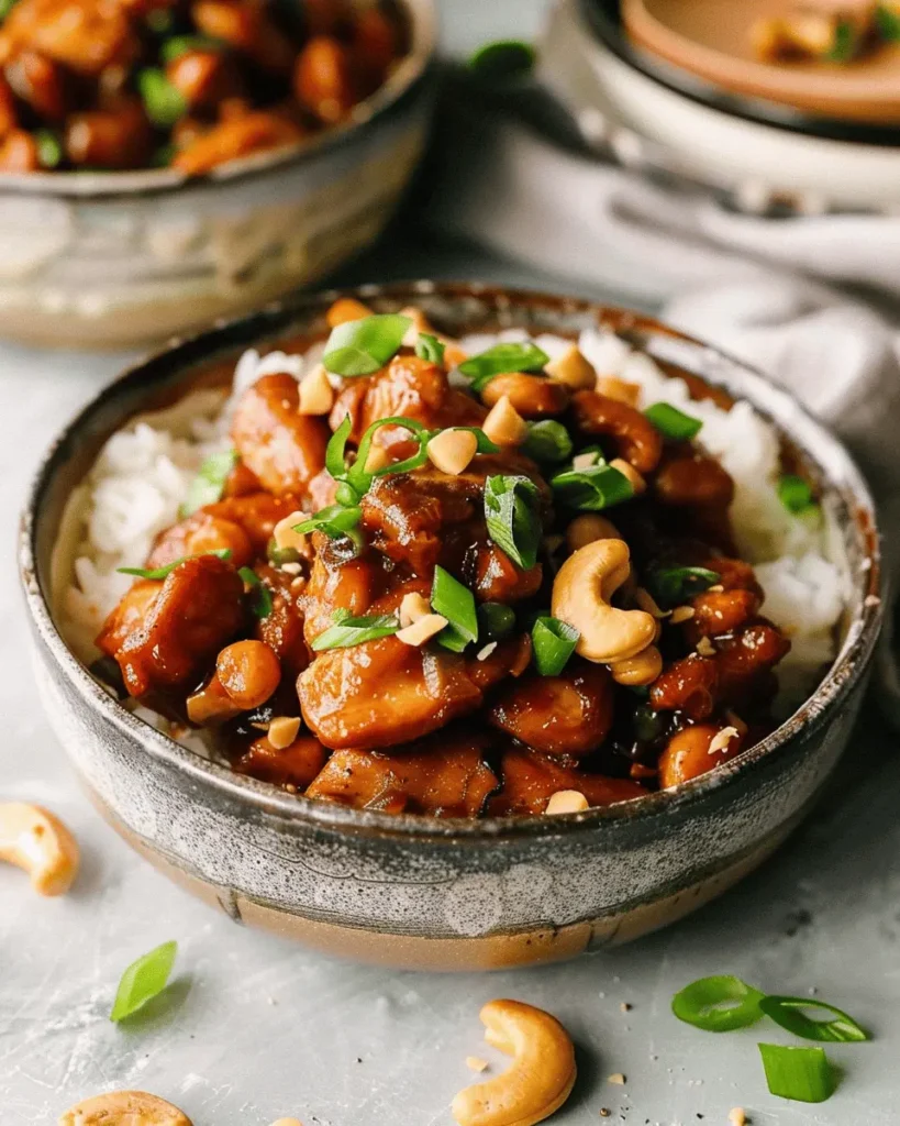 Slow Cooker Cashew Chicken