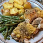 Slow Cooker Chicken with Green Beans and Potatoes