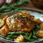 Slow Cooker Chicken with Green Beans and Potatoes