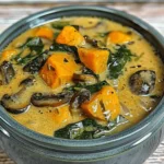 Sweet Potato Heaven Creamy Mushroom & Spinach