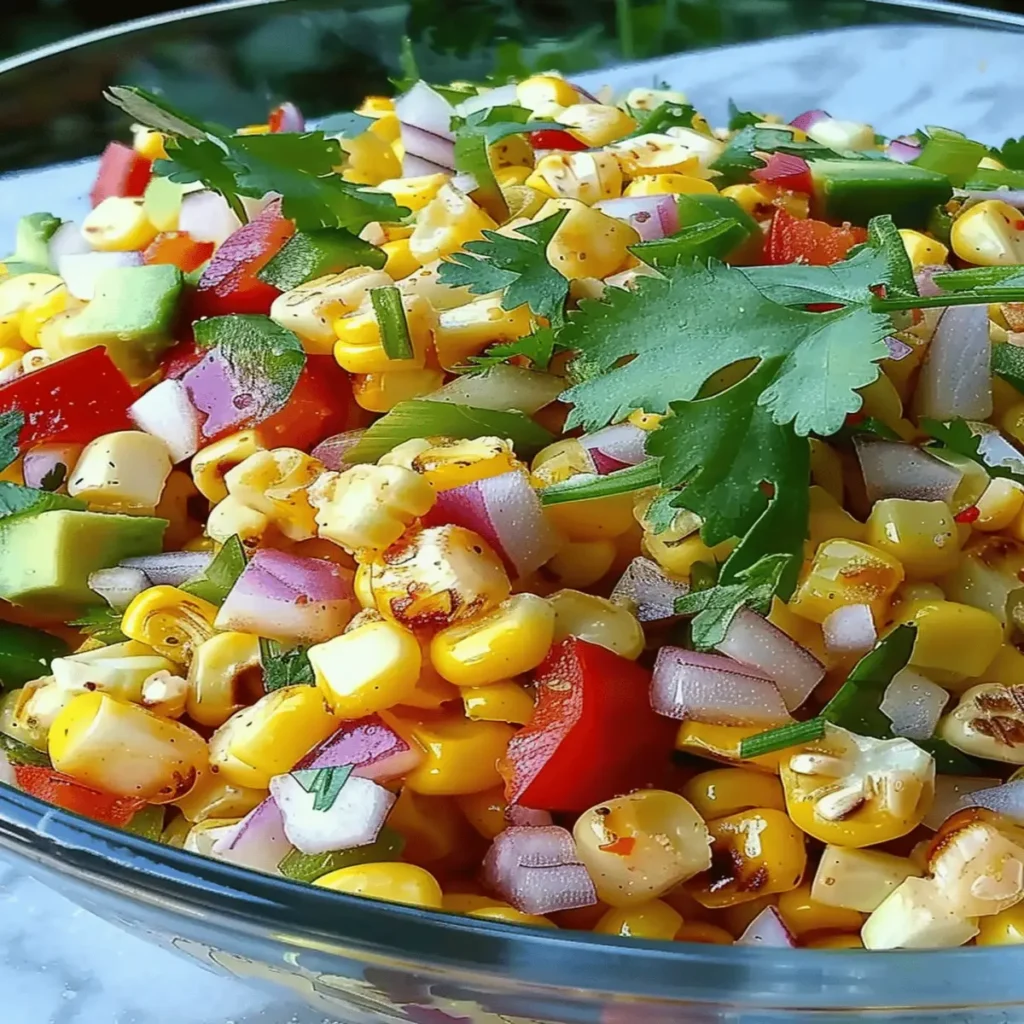 Sweet and Smoky Grilled Corn Salad