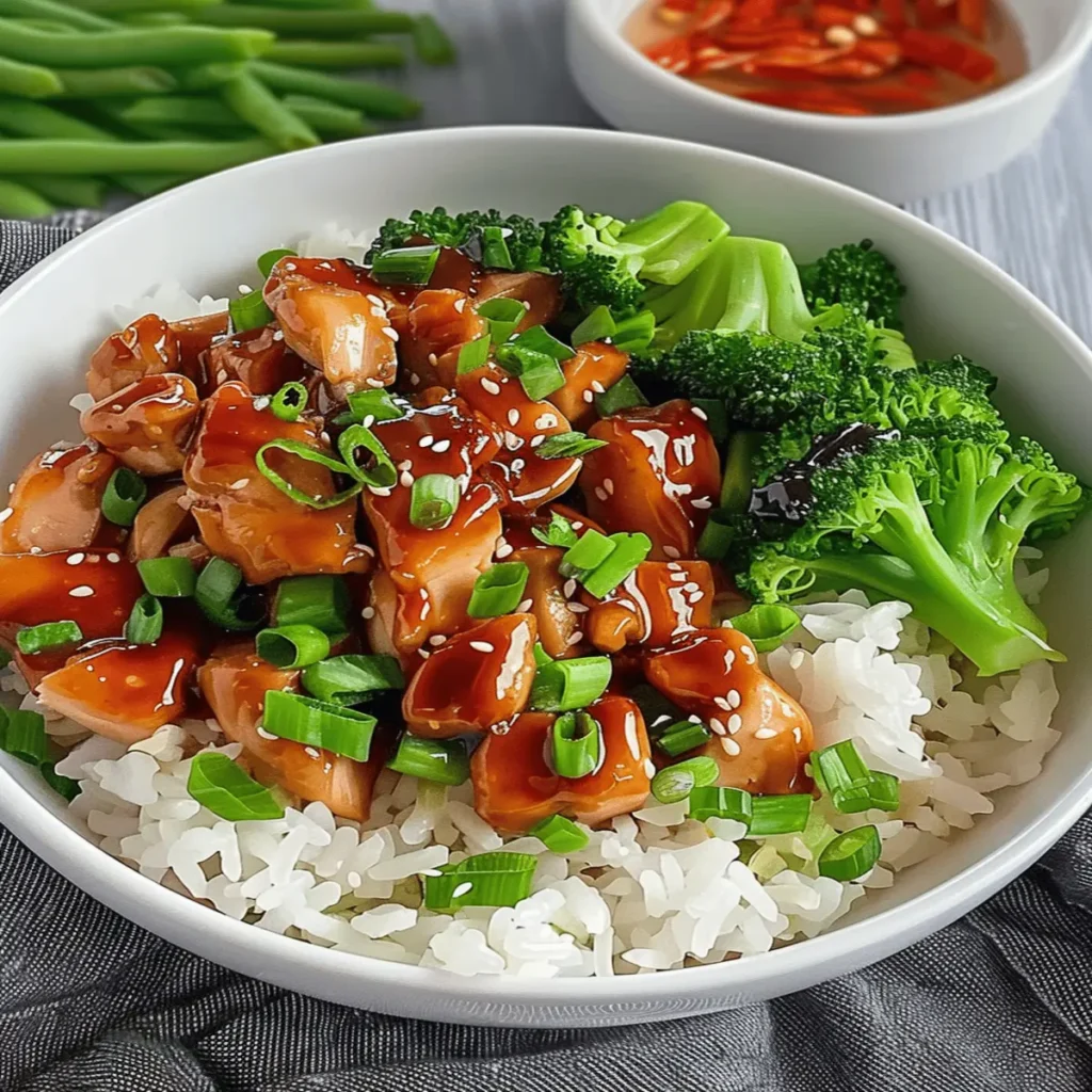 Teriyaki Chicken Rice Bowl