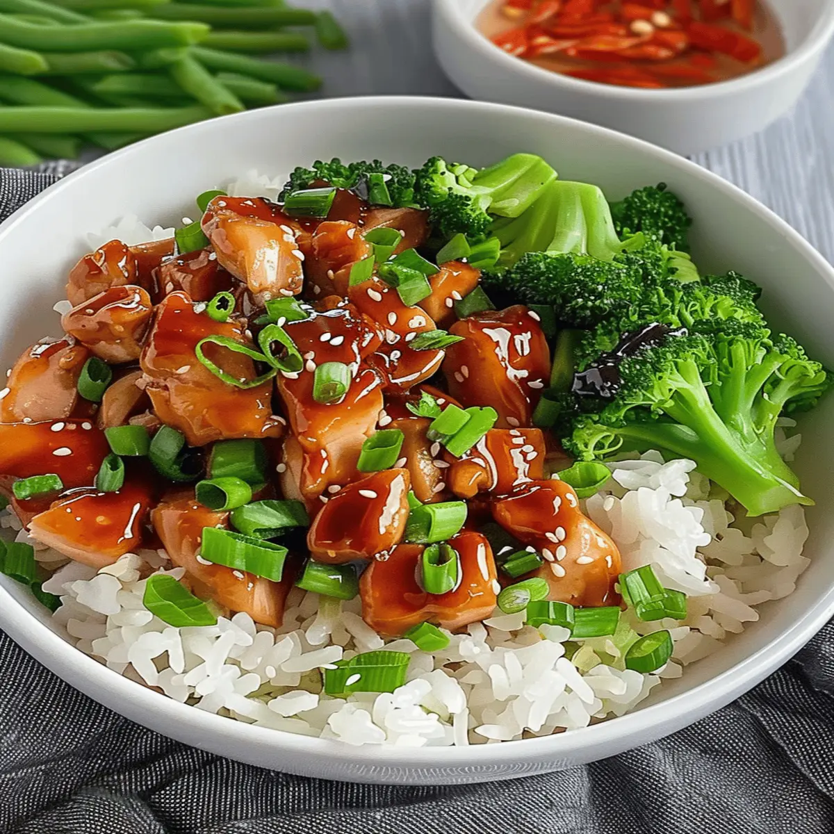 Teriyaki Chicken Rice Bowl