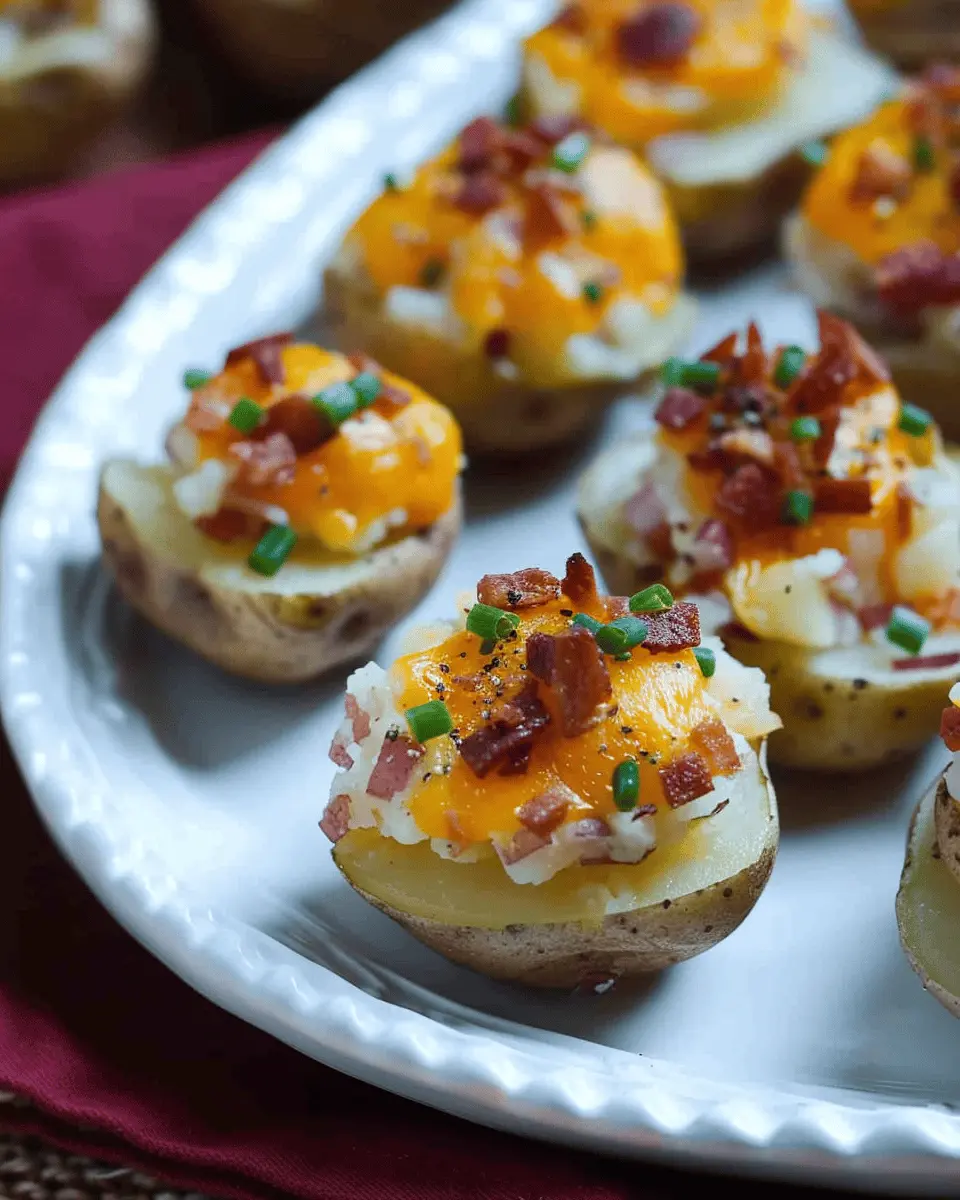 Twice Baked Potato Bites