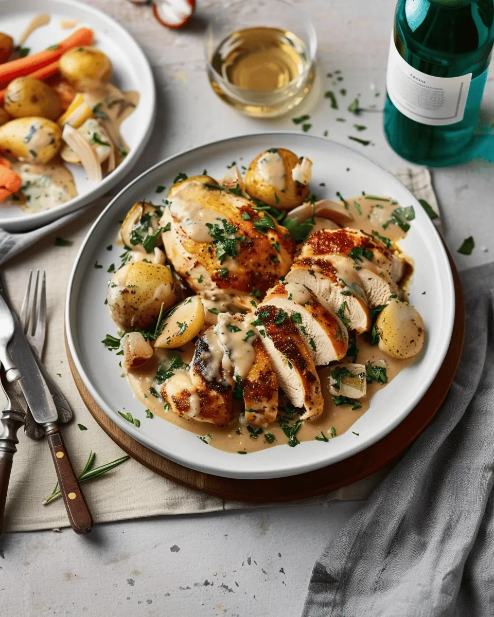 Autumn Chicken Dinner: Cozy Comfort with Turkey Bacon Delight