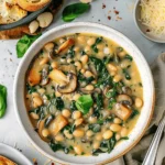 White Bean Mushroom Stew Vegan