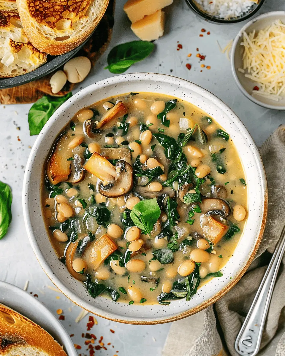 White Bean Mushroom Stew Vegan: Easy Comfort Food Delight