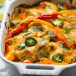 Cheesy Baked Fajita Chicken