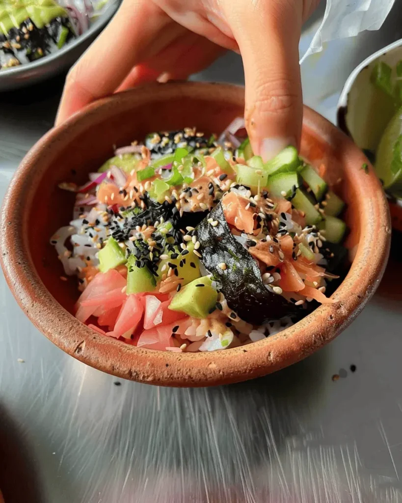 california roll sushi bowl recipe