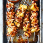 BBQ Pineapple Chicken Kabobs