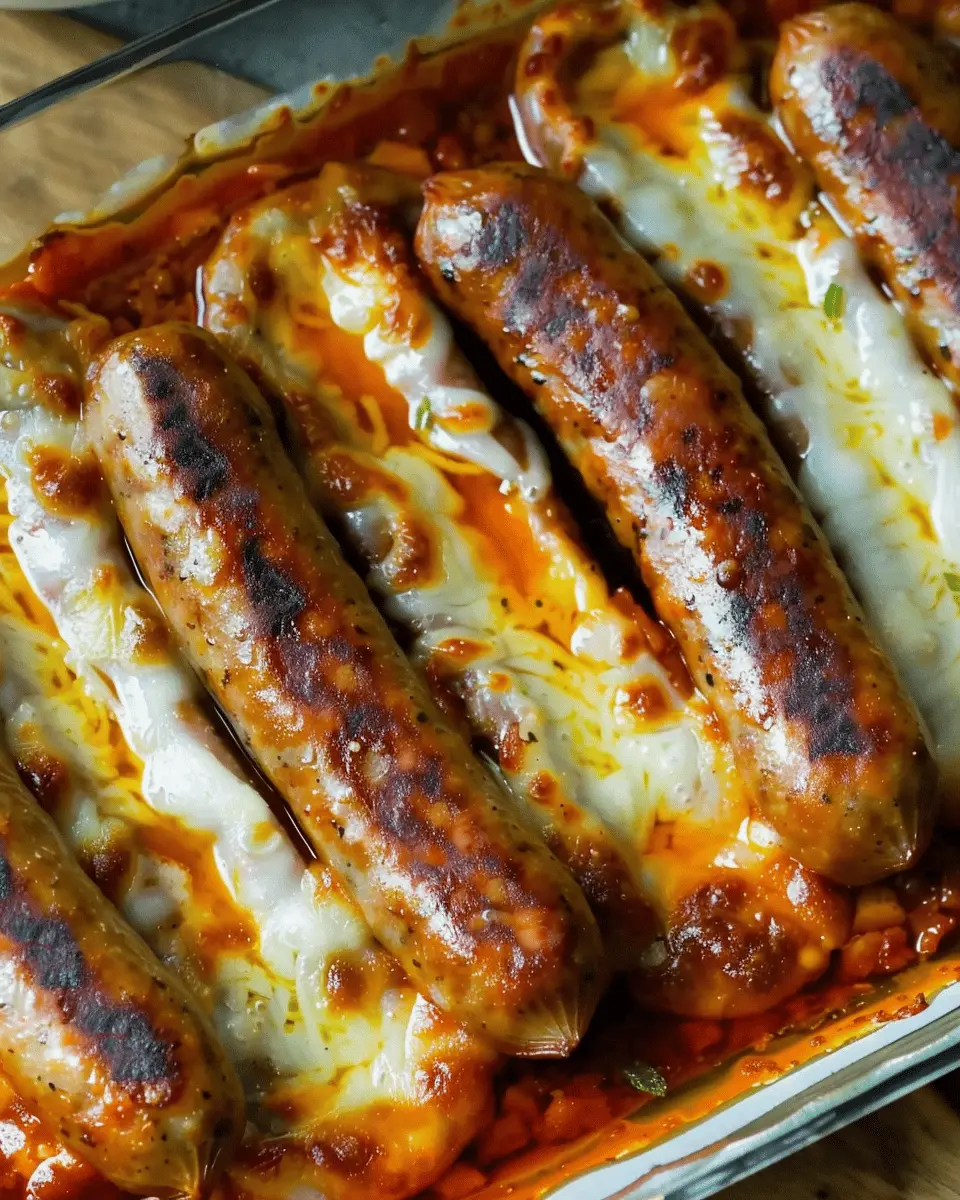 Cheesy Stuffed Italian Sausage: Indulgent Flavor for Food Lovers
