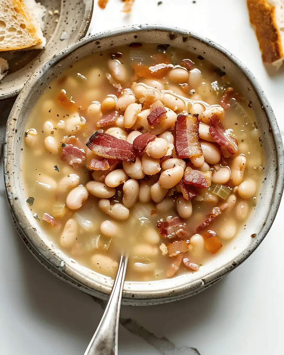White Bean Soup with Turkey Bacon: A Cozy, Comforting Recipe
