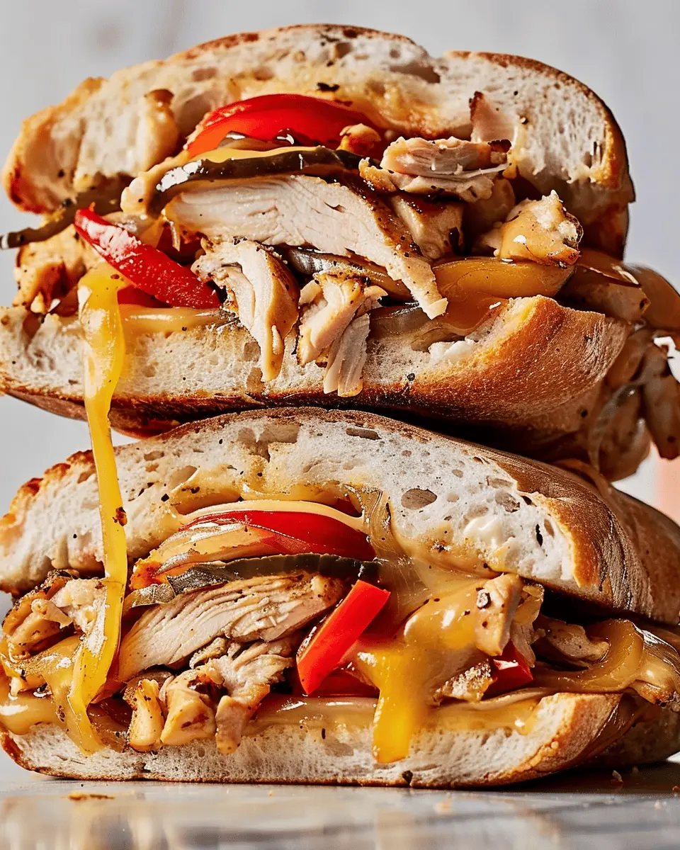 Chicken Cheese Steak Sandwiches: Easy Gourmet Delight at Home