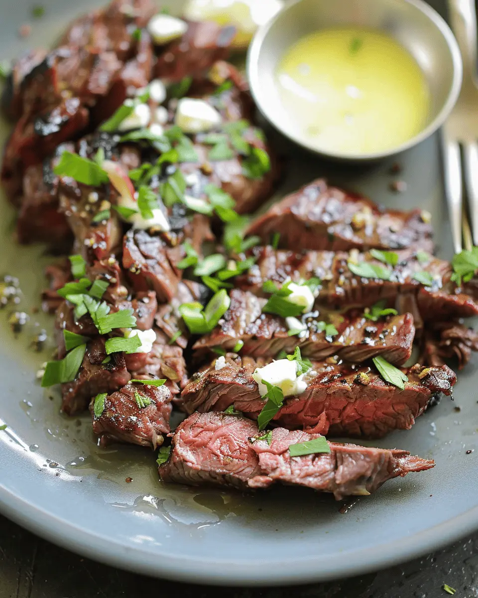 Garlic Butter Brazilian Steak: Juicy Recipe for Home Chefs