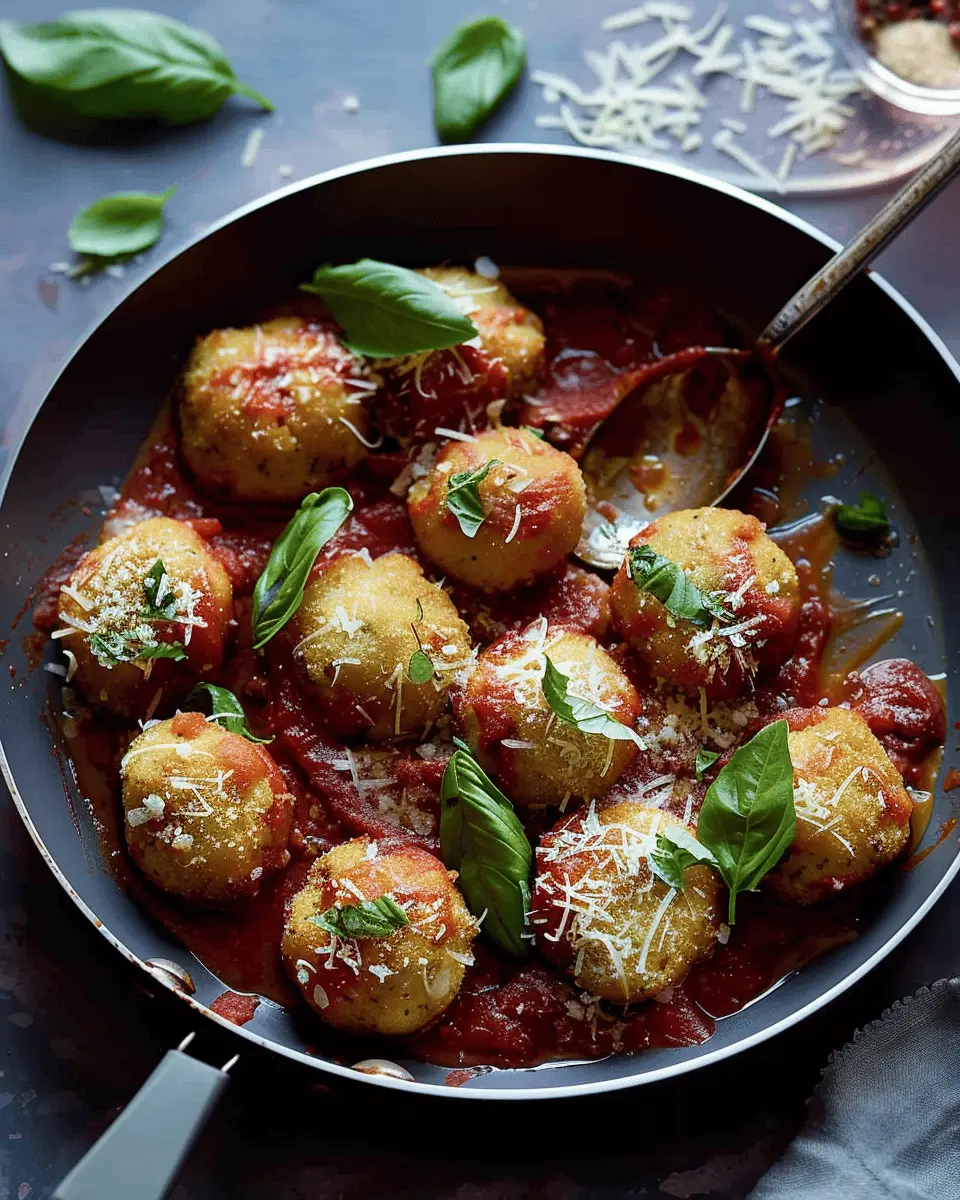 Chicken Parmesan Meatballs: Juicy Homemade Delight for Dinner