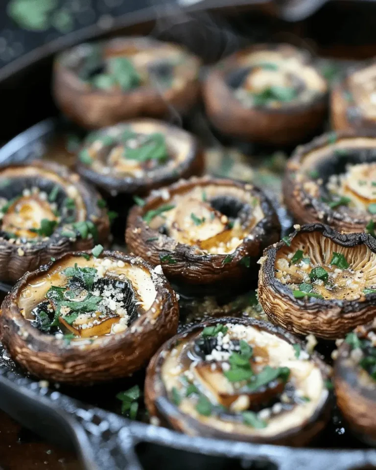 Garlic Butter Grilled Mushrooms
