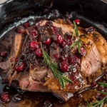 Cranberry Balsamic Roast Beef