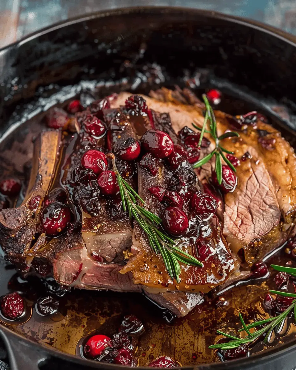 Cranberry Balsamic Roast Beef: Easy Recipe for a Juicy Meal