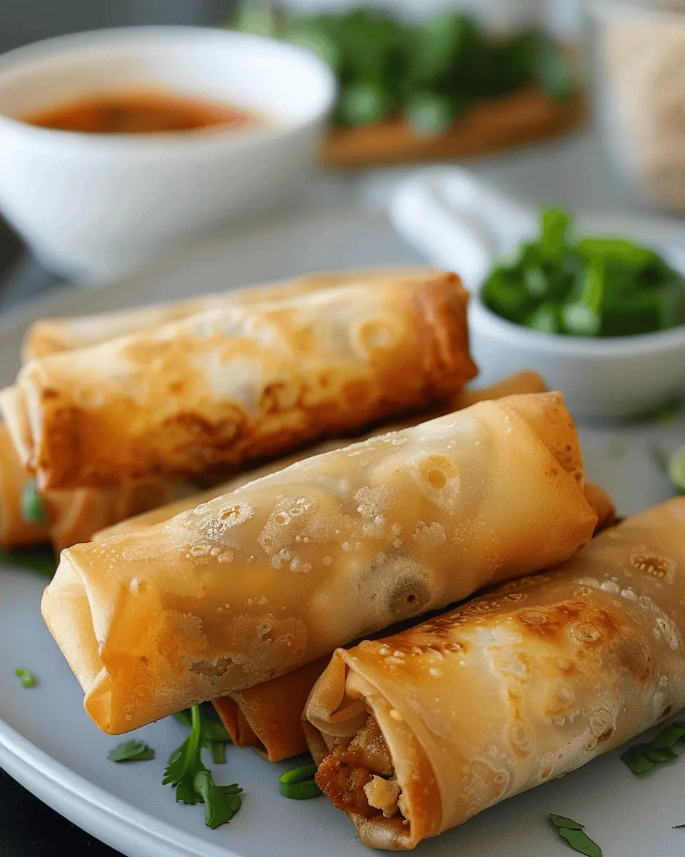 Crispy Oven Baked Egg Rolls: Easy and Healthy Turkey Bacon Delight