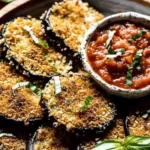 Crispy Baked Eggplant Parmesan