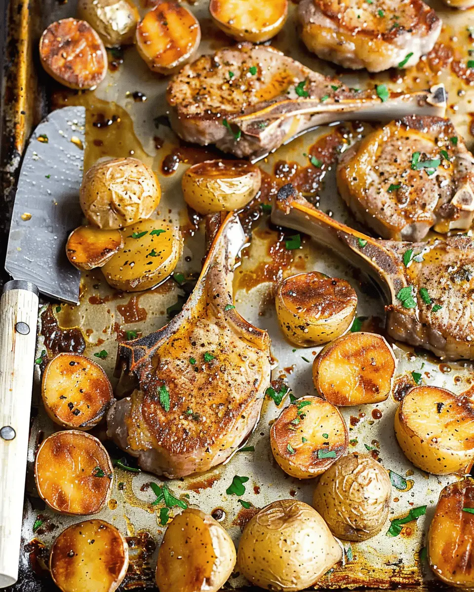 Sheet Pan Pork Chops and Potatoes: Easy Family Dinner Delight
